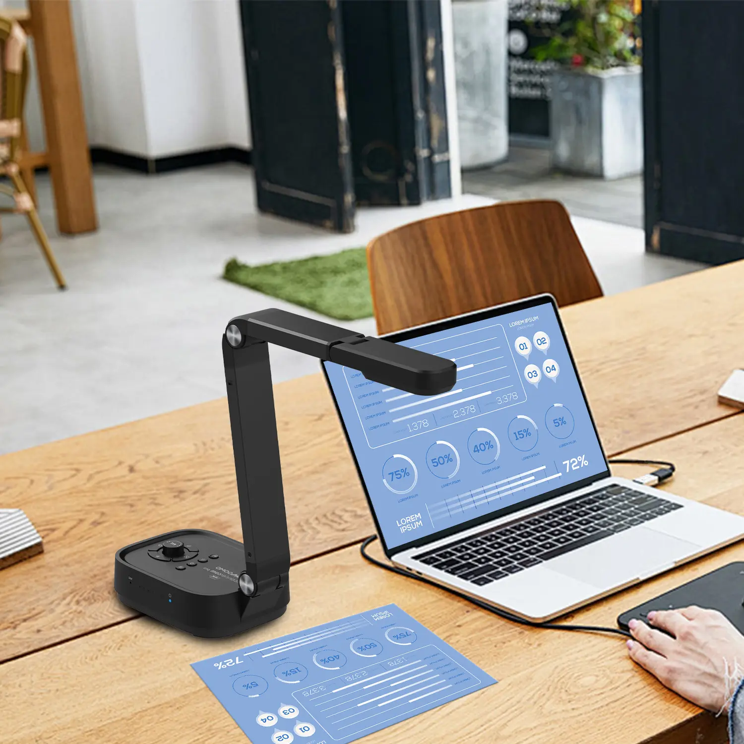 Functionality, Aesthetics, Portability! Meet the QWC 100S Document Camera!