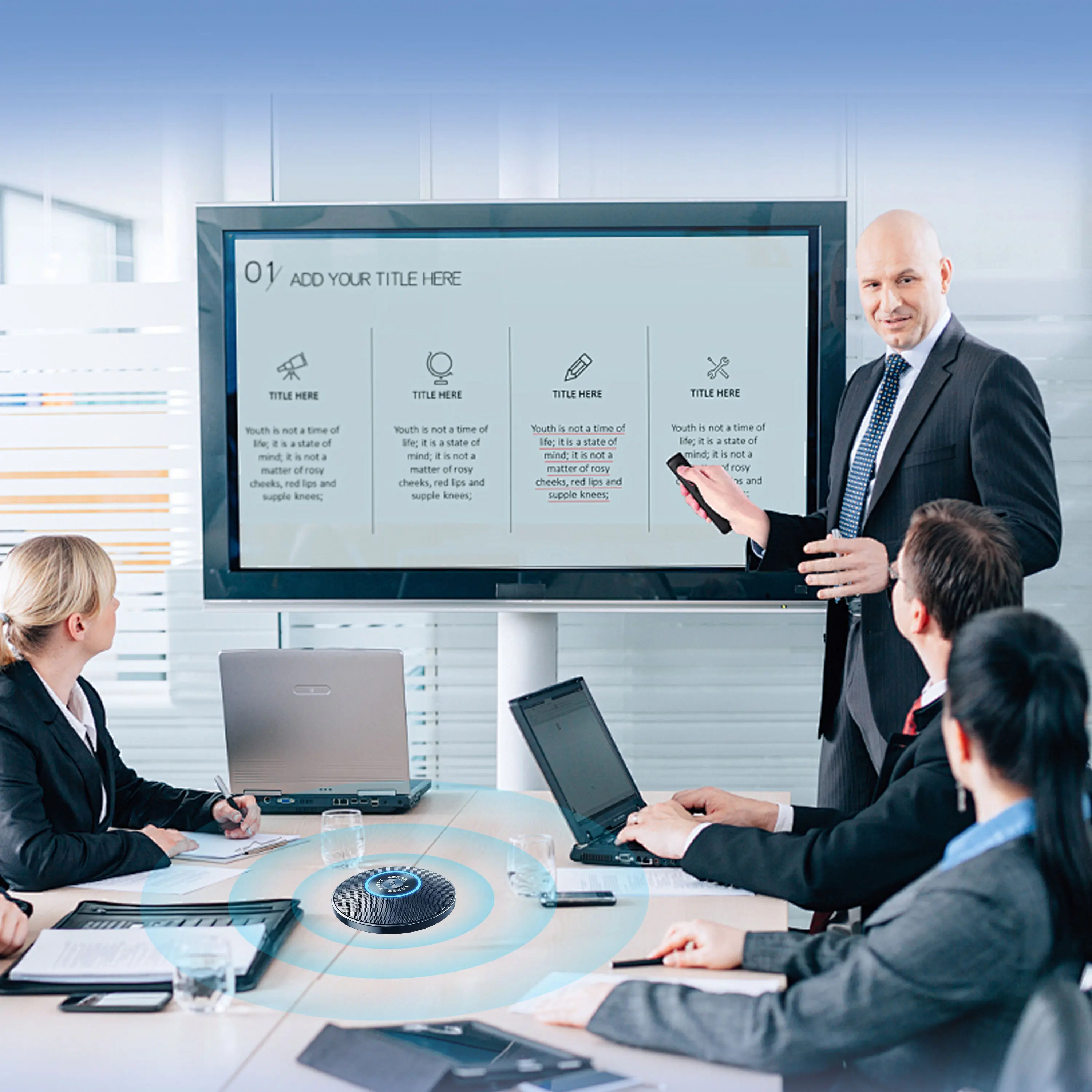 Enhance Call Experience: New Conference Microphone Now Available